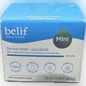 💙BELIF💙The True Cream Aqua Bomb Mini/NIB